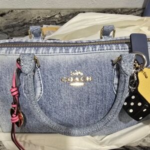 Coach Denim Rowan Medium
